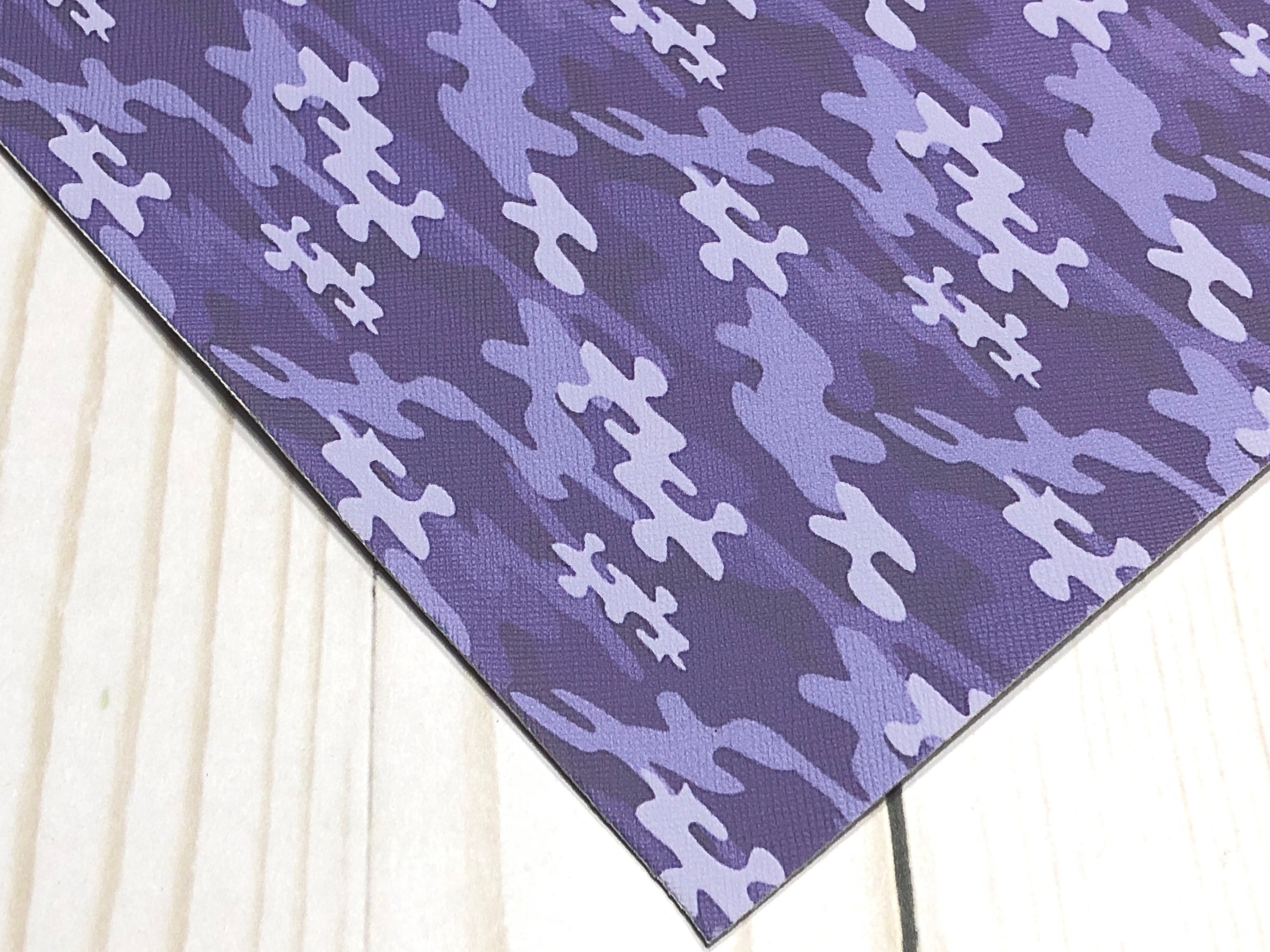 INDIGO CAMO HUNTING Print Blue Purple Faux Leather Sheets 8x11 - Etsy