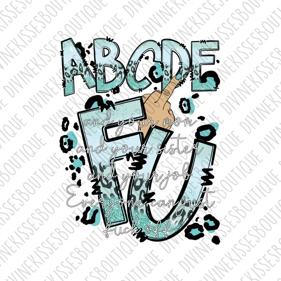 ABCDEFU Mint DTF DTF Transfer Screen 