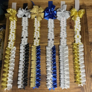 Ruffle Braid With Cutout Braid | Homecoming Mum Braid | Mum Braid | Ruffle Braid