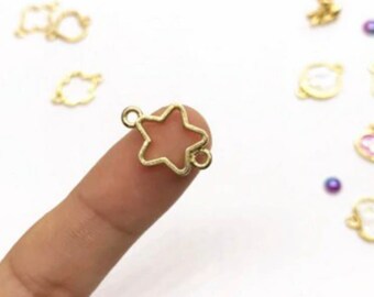 polymer clay crafts Cute Balloon Open Back Bezel Frame for resin crafts DIY uv resin jewlery making jewlery findings