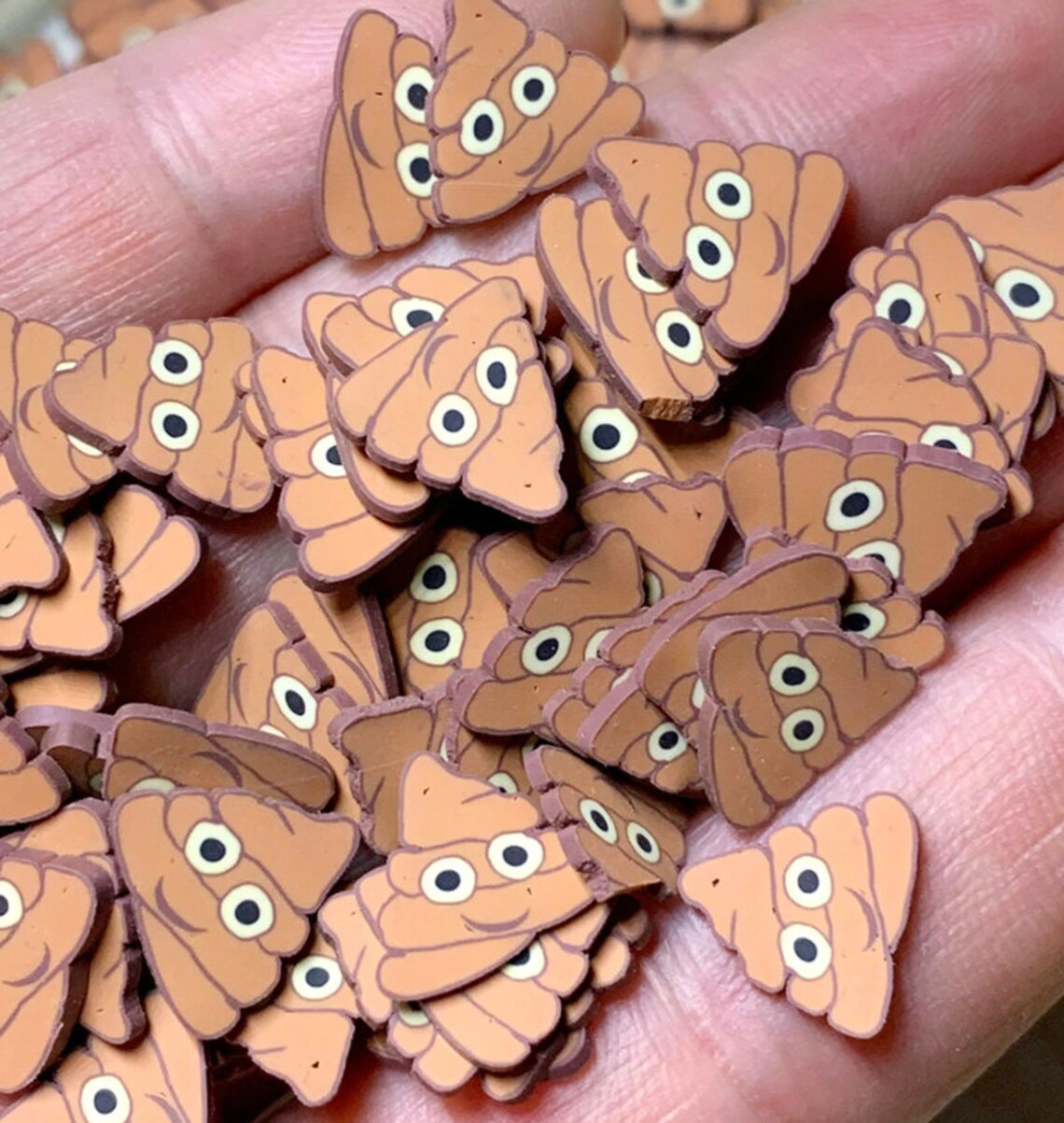 Cute Poop Emoji Sprinkles Fake Sprinkles Decoden Shaker Etsy