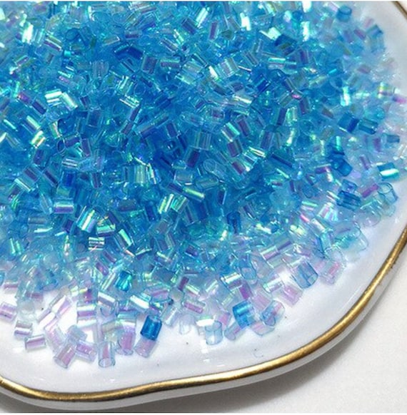 Blue Iridescent Crispy Bingsu Beads