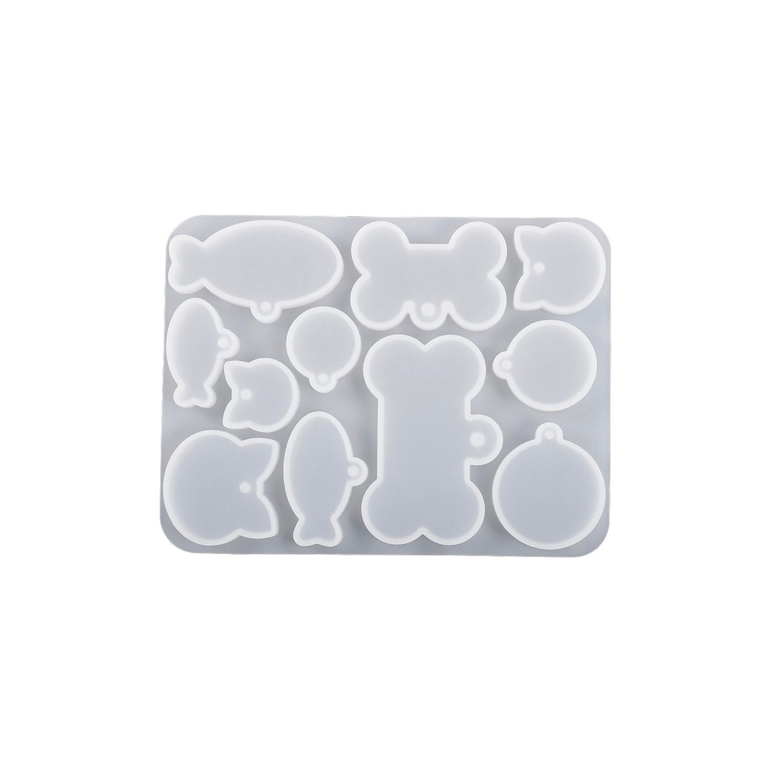 Cute Animal Themed Dog Tag Silicone Mold Etsy