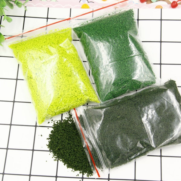 Fake Green Grass/Moss, Foliage Themed (20G Bags)