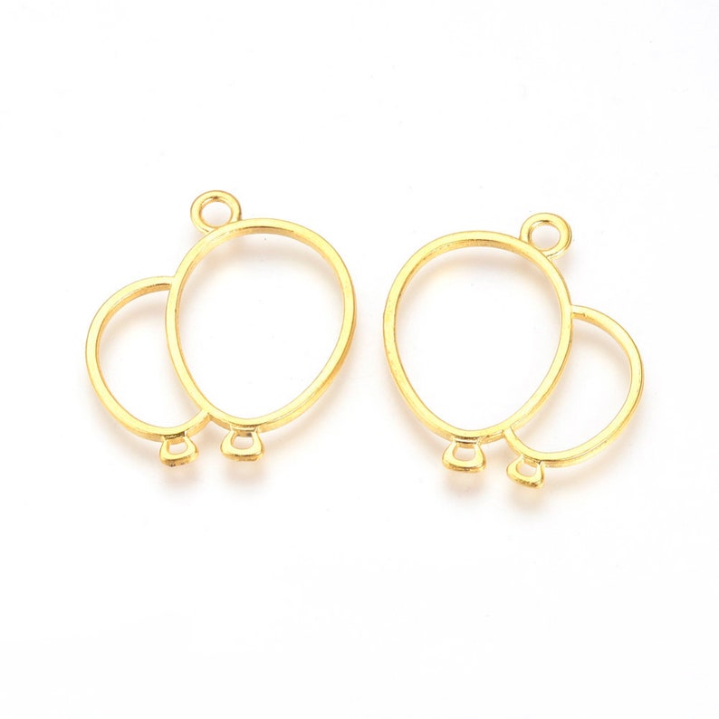 polymer clay crafts Cute Balloon Open Back Bezel Frame for resin crafts DIY uv resin jewlery making jewlery findings