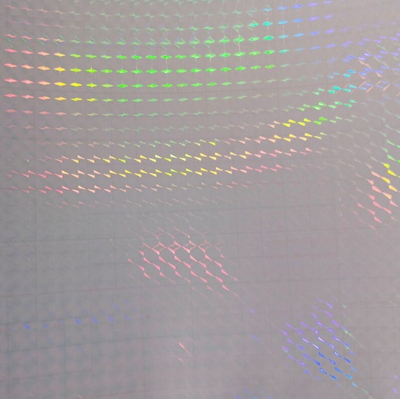 Grid Themed Cold Laminate Holographic Laminate A4 Sheets 