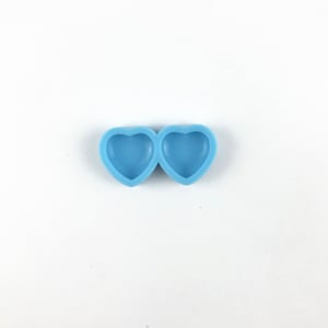 12MM Heart Shaped Themed Silicone Earring Molds