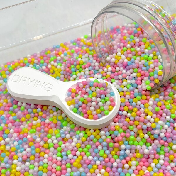 FAKE, 3MM Pastel Rainbow Pearl Mix (NOT EDIBLE) D5-24