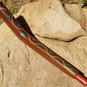 Ceremonial Malachite Inlay Tepi Applicator