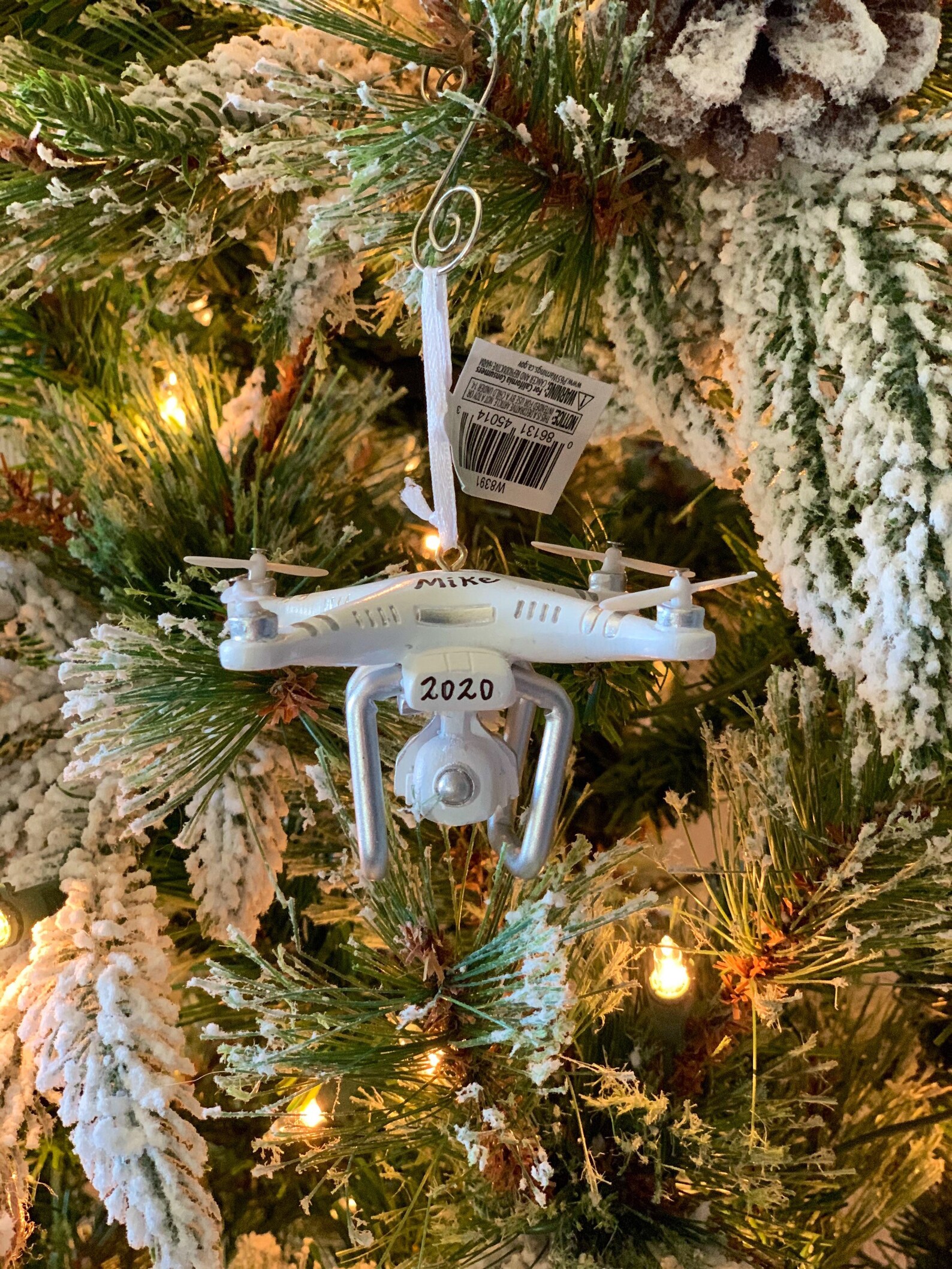 Drone Ornament For Personalization / Drone Christmas Ornament Etsy