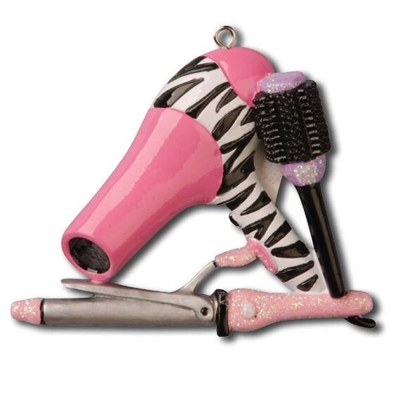 Blowdryer Blowdryer Ornament Hairstylist Ornament Etsy