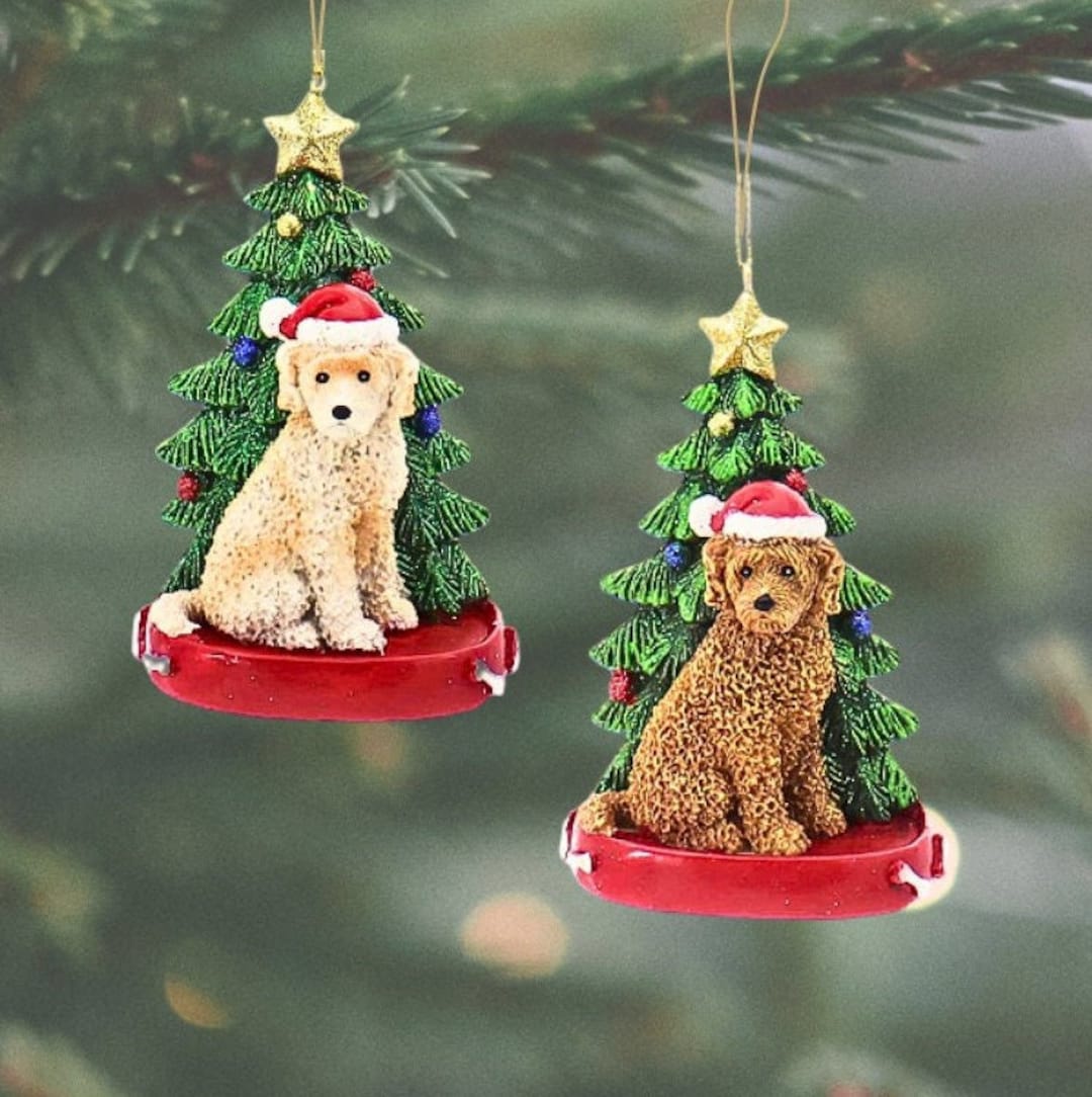 Labradoodle Christmas Tree Dog Ornament Christmas Etsy