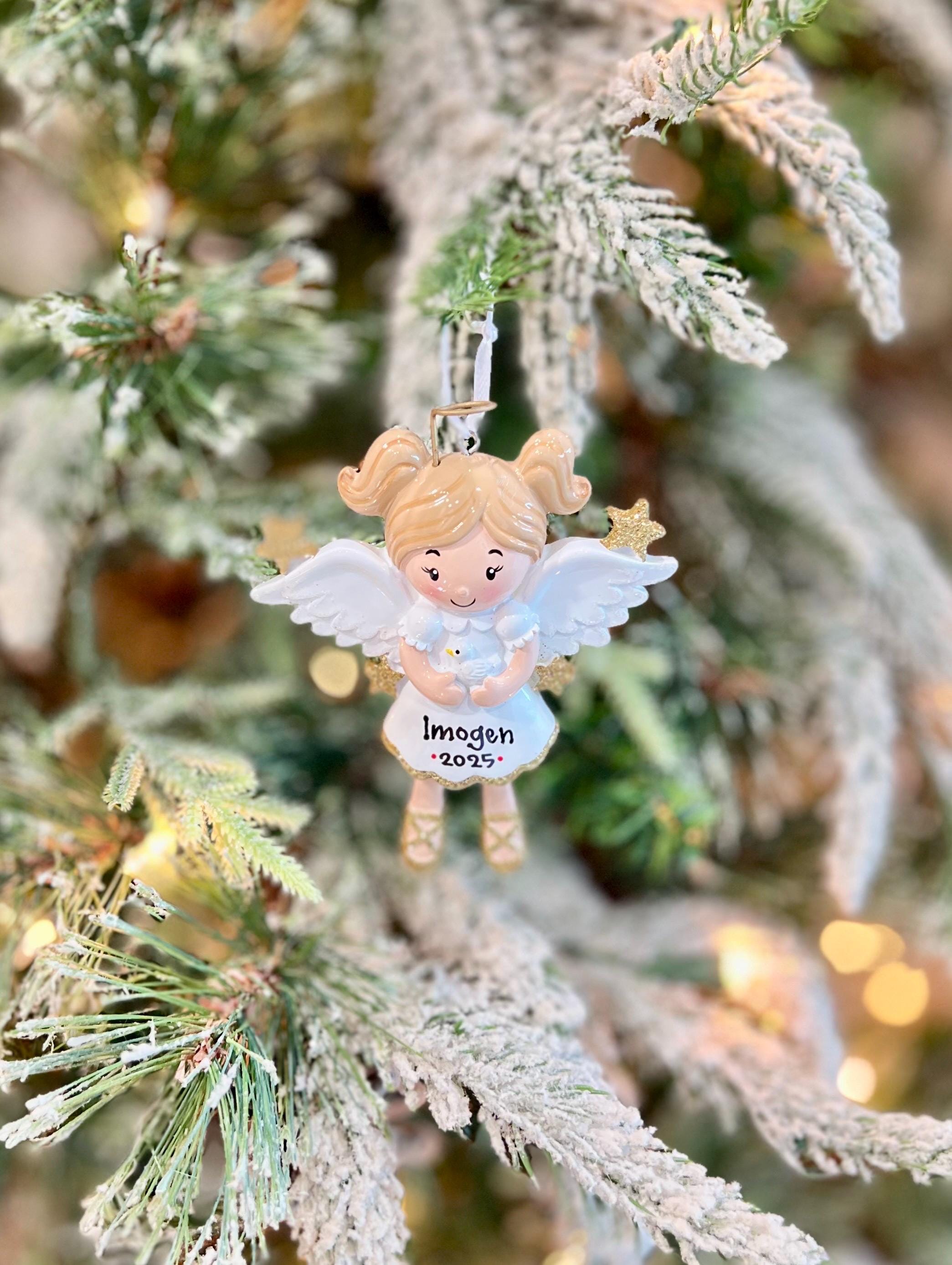 Personalized African American Baby Girl Christmas Ornament - Custom Keepsake For Toddler, Giftable Box - View #6