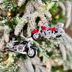 Motorcycle Ornament | Personalized Christmas Ornament | Gift for Dad | Gift for Him | Motorcycle Enthusiast Ornament | Biker Ornament