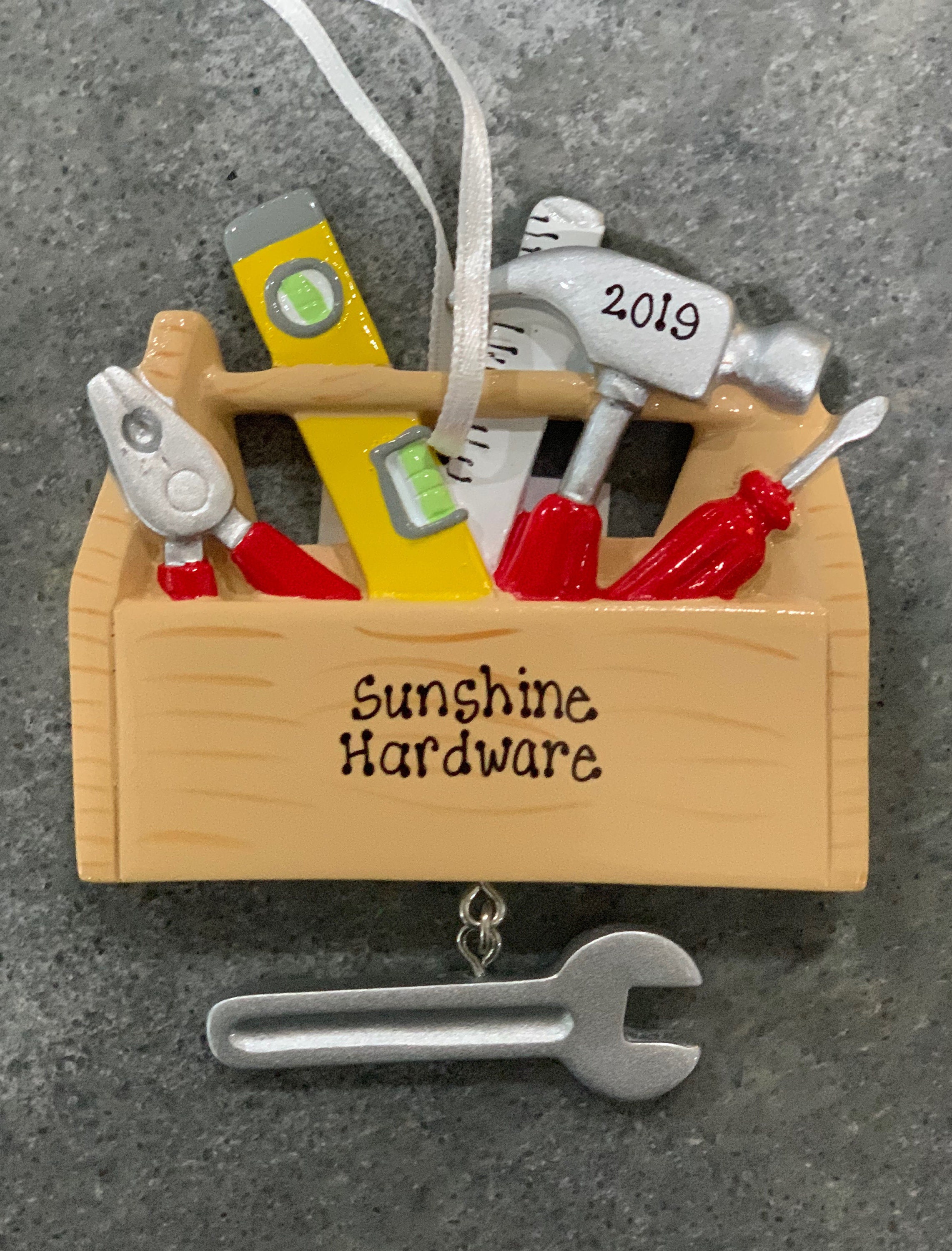 Tool Box Christmas Ornament 