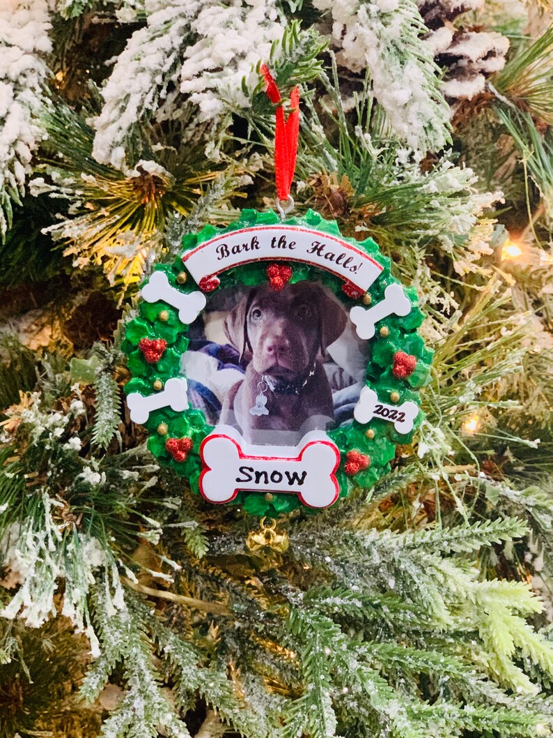 Pet Picture Frame Dog Pet Frame Personalized Christmas Etsy