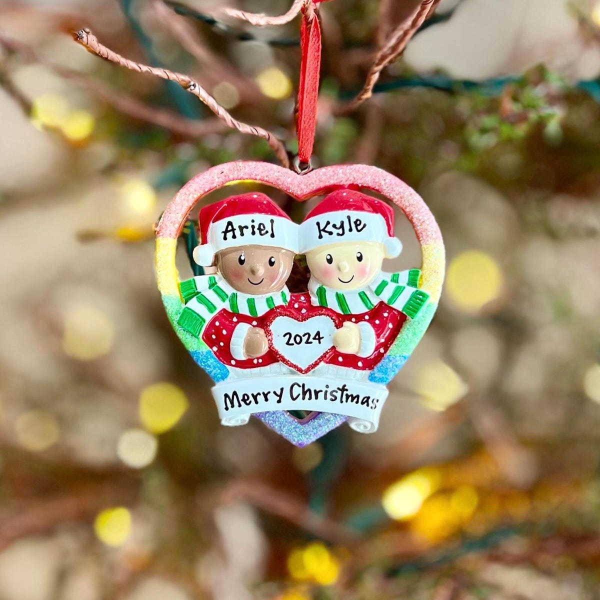 Our First Christmas Couple Ornament