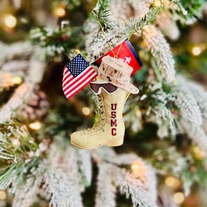 marine corps dress blue christmas stocking Emblematics Seasonal