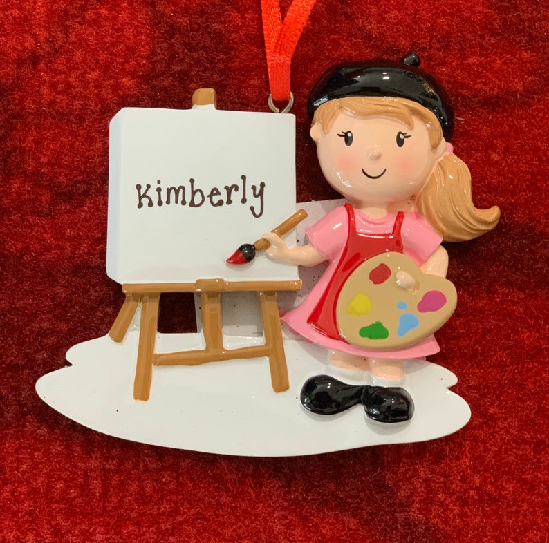 Artist Christmas Ornaments 