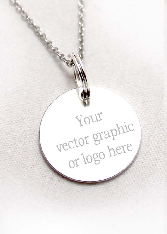 Custom Logo Pendant Company Pendant Custom Pendant Add your Etsy