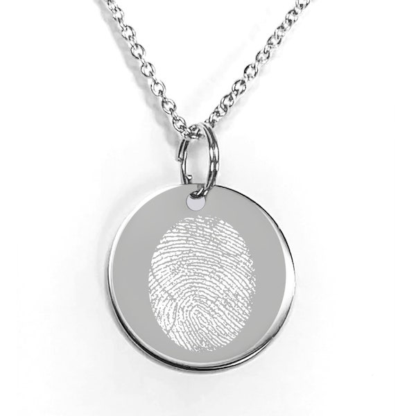 Fingerprint Pendant - Etsy