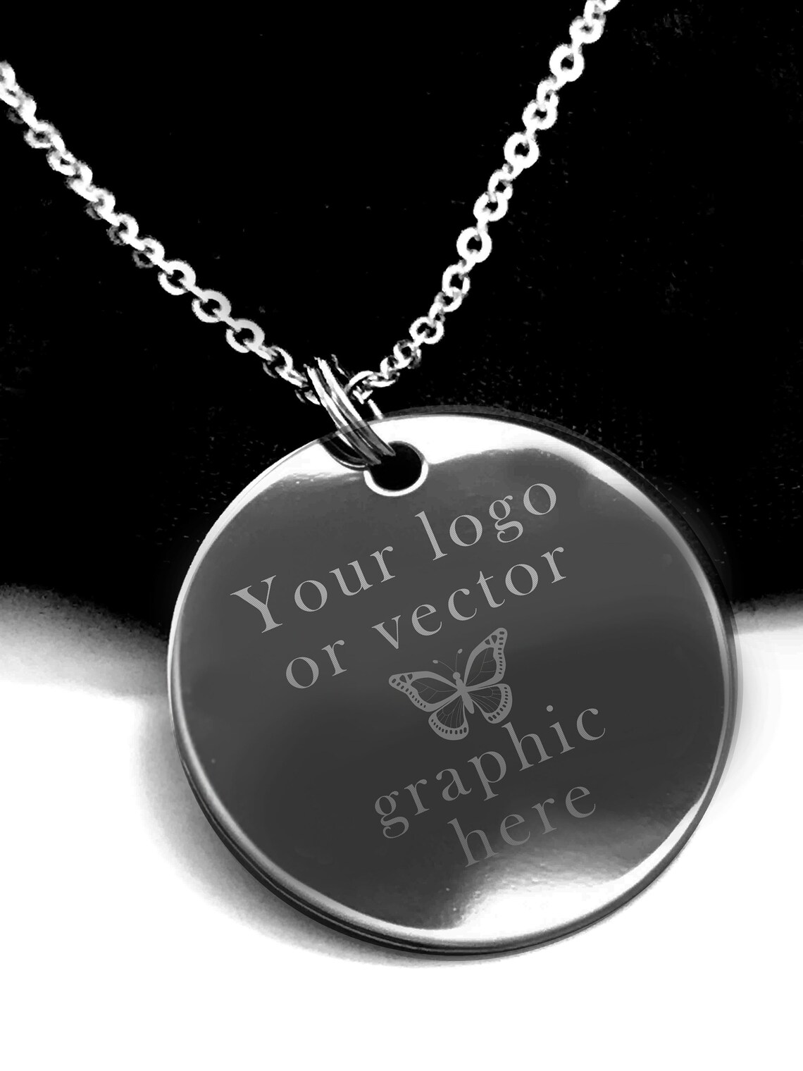 Custom Logo Pendant Company Pendant Custom Pendant Add your Etsy