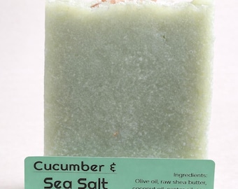 Cucumber & Sea Salt Handcrafted Soap