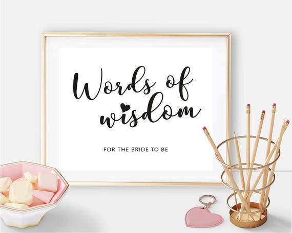 Words Of Wisdom For A Bride Words Of Wisdom For The Bride To Be Sign Rustic Wedding - Etsy Words Of Wisdom For A Bride Words Of Wisdom For The Bride To Be Sign Rustic Wedding - Etsy