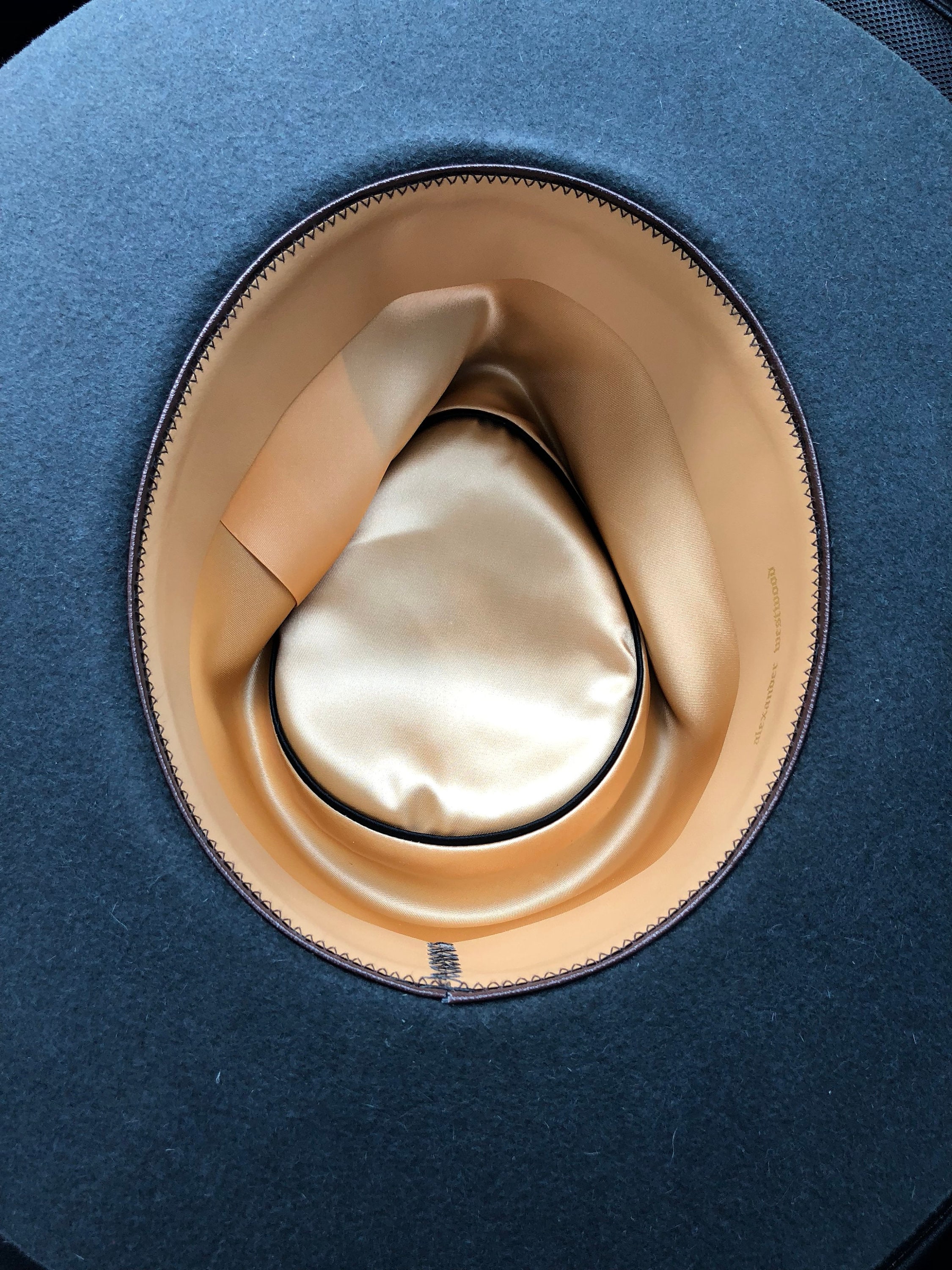 Satin Hat Liner for Fedora and Cowboy Hats Made in USA 