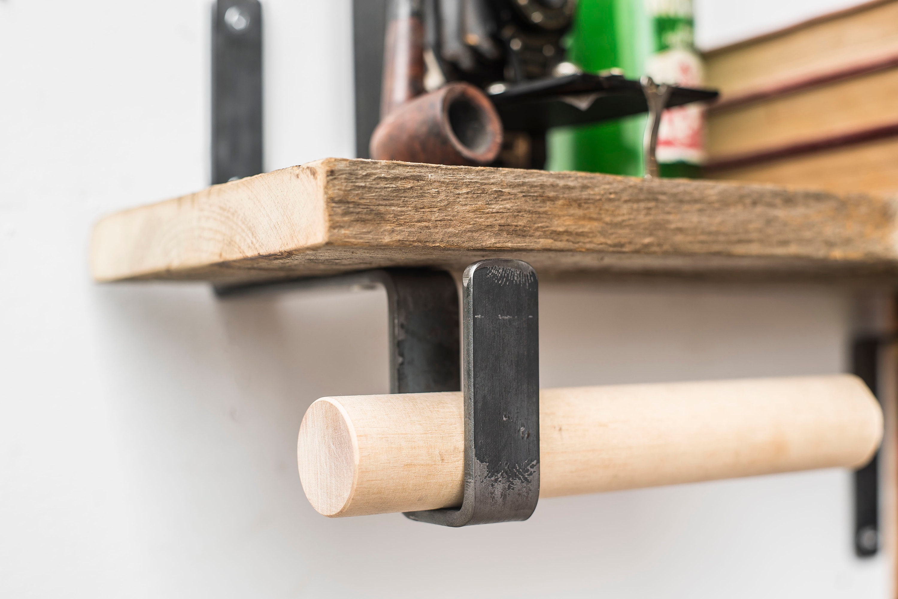 Shelf Brackets // Closet Bracket Metal shelf brackets Iron Etsy