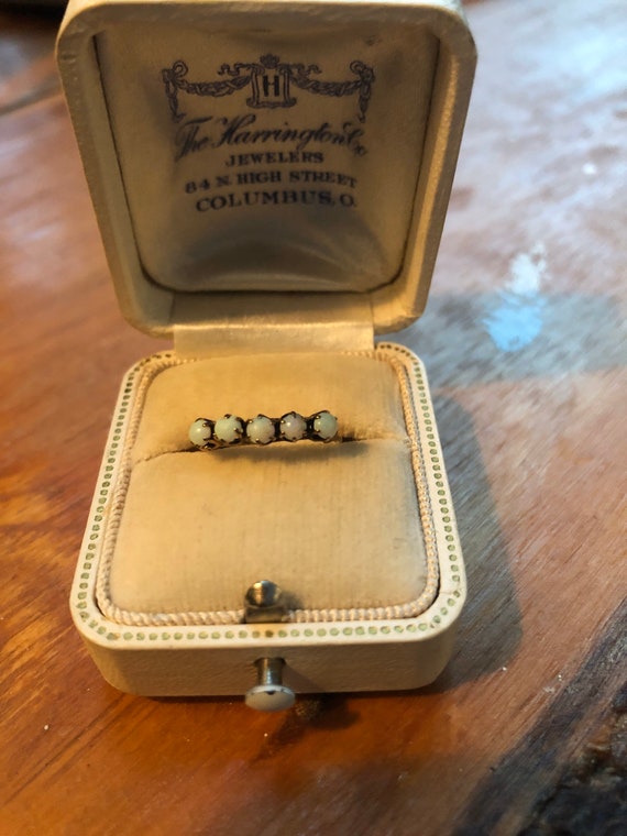 Victorian Opal 5 Stone ring