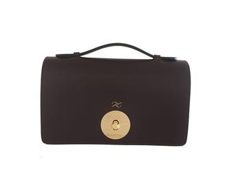 High end small shoulder bag mini briefcase shape