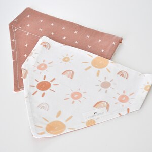 Dog Bandana, Over the Collar, Reversible Bandana, Fall Bandana- WILLOW