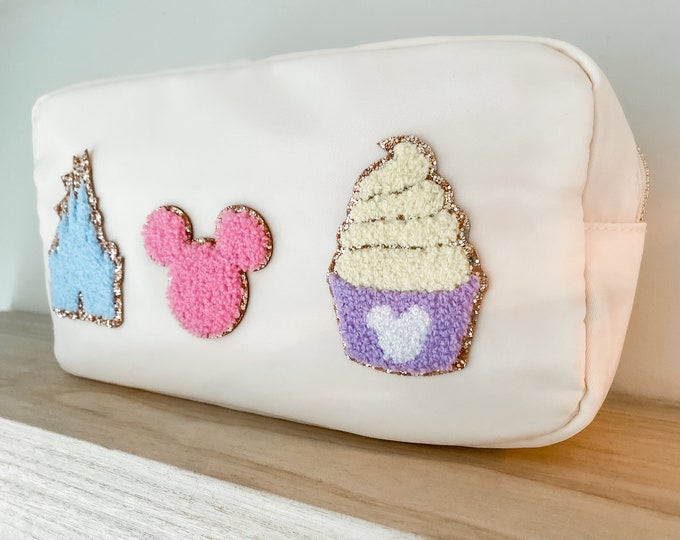 Disney Patch Bag, Chenille Patches, Disney Chenille Patch, Disney Make
