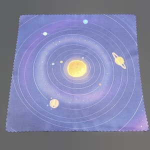 Tissu d’autel du système solaire | | d’emballage de jeu de cartes de tarot | astrologique Constellations | | céleste Nettoyant pour lunettes