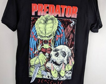 Predator Laser Cats T-shirt Unisex Funny Adult Cotton Alien 