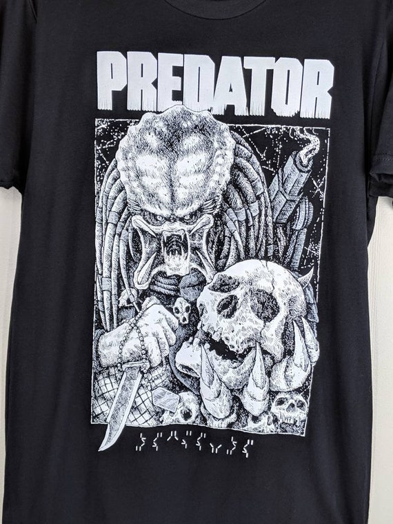 THE PREDATORS Tシャツ Predator (b&w) T-shirt - Etsy