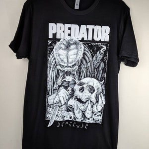 Predator-T-shirt (zwart-wit)
