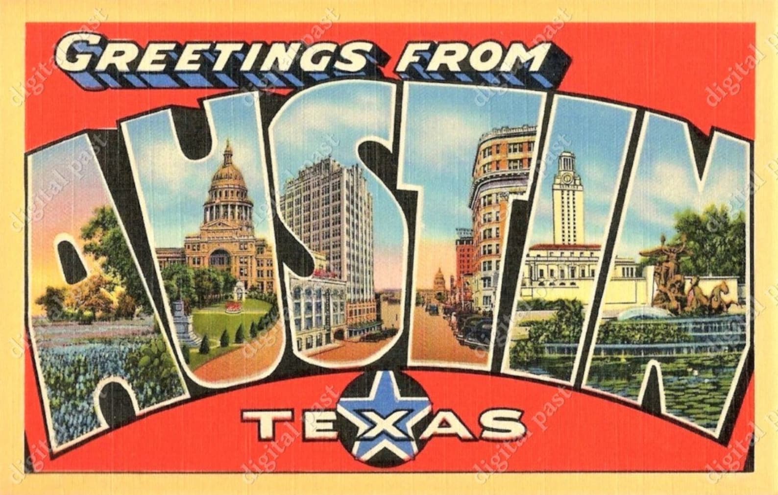 Greetings From Austin T-shirt