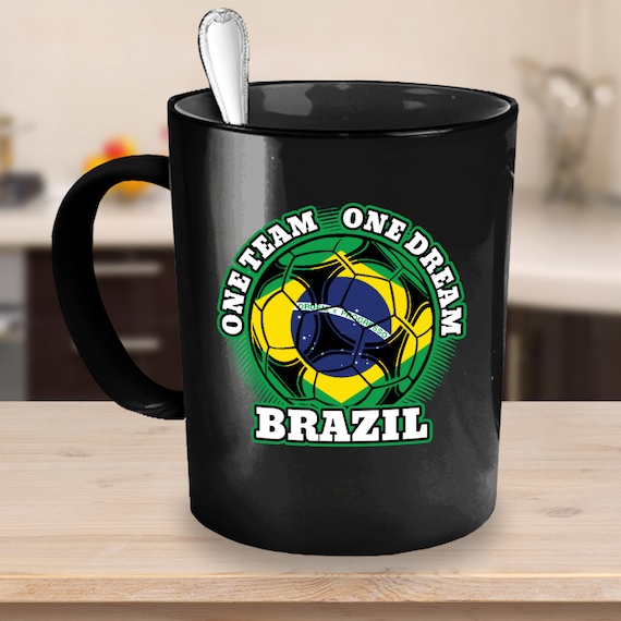 Brazil Soccer Coffee Mug 11 or 15oz