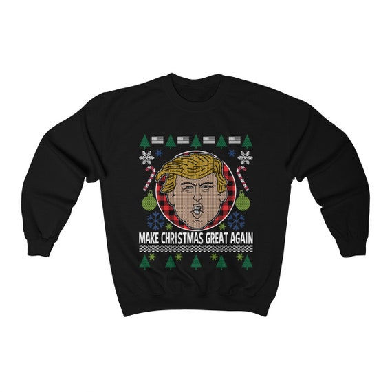 donald trump christmas sweatshirt