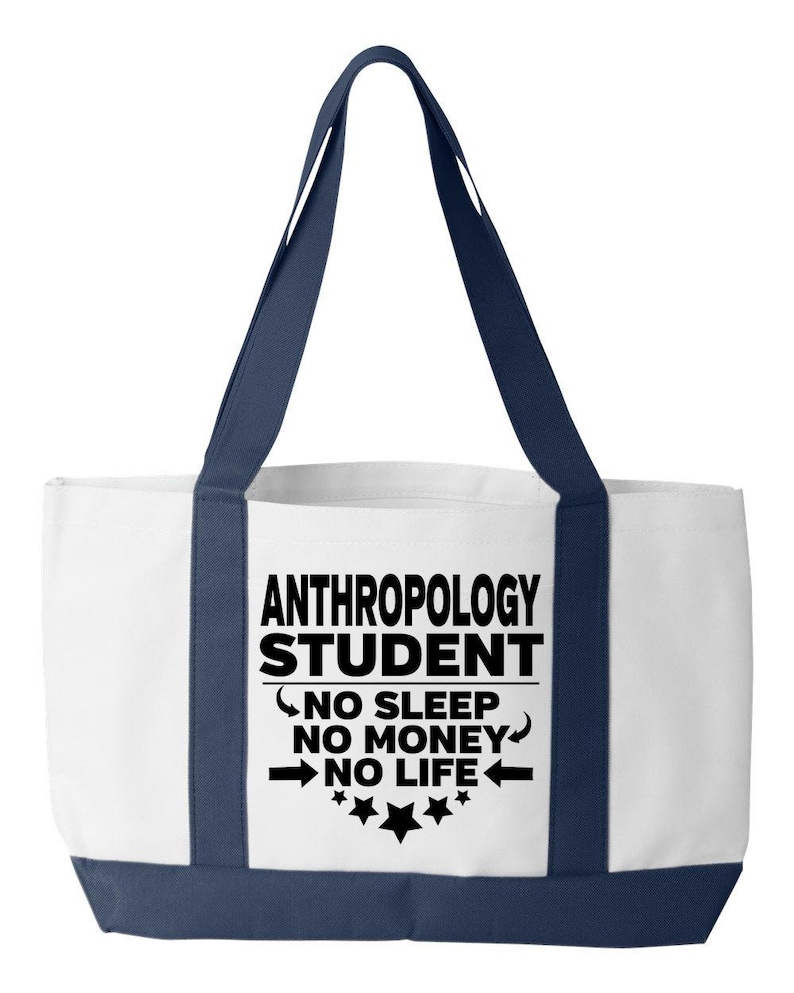 Anthropology Student Tote Bag College Majors Bookbag Gift For College Student College Degree Gifts Tote Book Bag