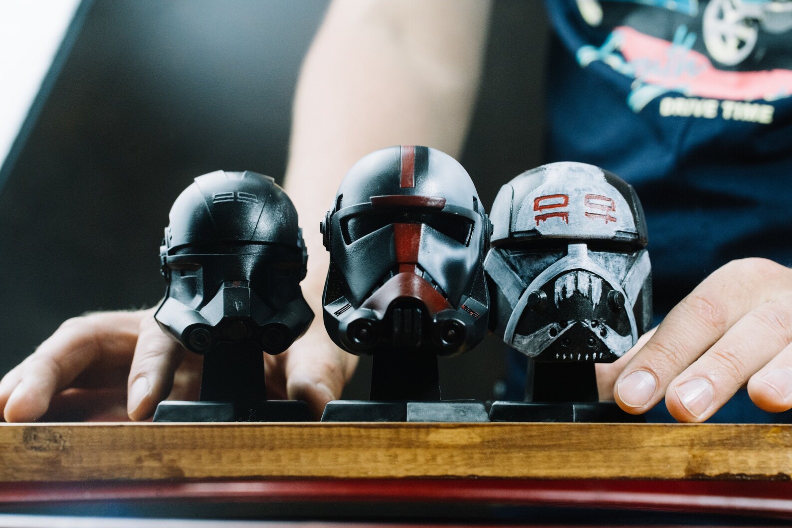 Bad Batch hunter Helmet Mini star Wars | Etsy