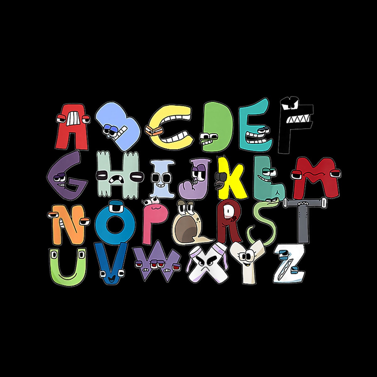 How to make *UPPERCASE* Alphabet Lore out of LEGO (every letter! A-Z!) in  2023