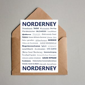 KLÖNART-Postkarte * Norderney * Insel - maritim