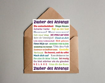 Postkarte * Zauber des Anfangs * - Klönart