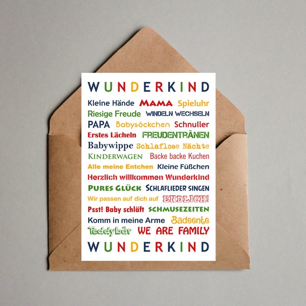 Postcard * WUNDERKIND * - KLÖNART