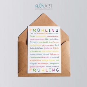 KLÖNART-Postkarte * Frühling *