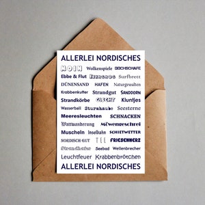 KLÖNART-Postkarte * Allerlei Nordisches * - maritim