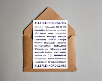 Postkarte * Allerlei Nordisches * - maritim KLÖNART